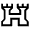 Fort Icon from Sharp Line - Material Symbols Set