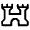 Fort Icon from Rounded Line - Material Symbols Set
