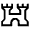 Fort Icon from Outlined Line - Material Symbols Set