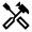 Handyman Icon from Sharp Line - Material Symbols Set