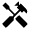 Handyman Fill Icon from Rounded Fill - Material Symbols Set