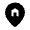 Home Pin Fill Icon from Rounded Fill - Material Symbols Set