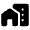 Home Work Fill Icon from Rounded Fill - Material Symbols Set