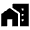 Home Work Fill Icon from Outlined Fill - Material Symbols Set