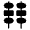 Kebab Dining Fill Icon from Rounded Fill - Material Symbols Set