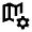 Map Setting Gear Icon from Sharp Line - Material Pro Free Set