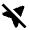 Near Me Disabled Fill Icon from Outlined Fill - Material Pro Free Set