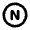 North Circle Icon from Rounded Line - Material Pro Free Set