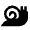 Snail Speed Slow Fill Icon from Sharp Fill - Material Pro Free Set