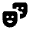 Theater Comedy Fill Icon from Rounded Fill - Material Pro Free Set