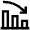 Arrow Down Graph Icon from Atlas Line Set