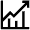 Arrow Up Chart Icon from Atlas Line Set
