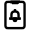Bell Mobile Icon from Atlas Line Set