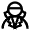 Business Woman Icon from Atlas Line Set
