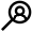 Magnifying Glass User Icon from Atlas Line Set