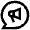 Megaphone Message Icon from Atlas Line Set