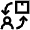 Package Arrows User Icon from Atlas Line Set
