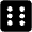 Dice 6 Fill Icon from Outlined Fill - Material Pro Set