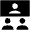 Group Meeting Fill Icon from Outlined Fill - Material Pro Set