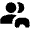 Multi Player Fill Icon from Outlined Fill - Material Pro Set