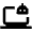 Ai Robot Laptop Fill Icon from Outlined Fill - Material Pro Set