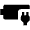 Battery Charging Plug Fill Icon from Outlined Fill - Material Pro Set