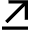 Arrow Diagonal Top Right Fill Icon from Outlined Fill - Material Pro Set