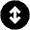 Arrow Fit To Height Circle Fill Icon from Outlined Fill - Material Pro Set