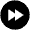 Fast Forward Circle Fill Icon from Outlined Fill - Material Pro Set