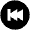 Fast Rewind Circle Alt Fill Icon from Outlined Fill - Material Pro Set