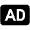 Advertisement Fill Icon from Outlined Fill - Material Pro Set