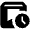 Box Time Fill Icon from Outlined Fill - Material Pro Set