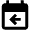 Calendar Previous Day Yesterday Fill Icon from Outlined Fill - Material Pro Set