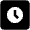 Clock Square Fill Icon from Outlined Fill - Material Pro Set