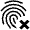 Fingerprint Deny Fill Icon from Outlined Fill - Material Pro Set