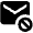 Block Email Fill Icon from Outlined Fill - Material Pro Set