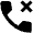 Call Rejected Fill Icon from Outlined Fill - Material Pro Set