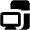 Computer Desktop Fill Icon from Outlined Fill - Material Pro Set