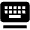Keyboard Floating Fill Icon from Outlined Fill - Material Pro Set