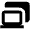 Laptop Projection Fill Icon from Outlined Fill - Material Pro Set