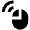 Left Click Mouse Fill Icon from Outlined Fill - Material Pro Set