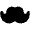 Moustache Fill Icon from Outlined Fill - Material Pro Set