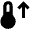 Temperature Up Fill Icon from Outlined Fill - Material Pro Set