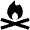 Campfire Fill Icon from Outlined Fill - Material Pro Set