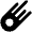 Comet Fill Icon from Outlined Fill - Material Pro Set