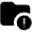 Folder Alert Fill Icon from Outlined Fill - Material Pro Set