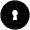 Keyhole Circle Fill Icon from Outlined Fill - Material Pro Set
