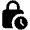 Lock Temperary Fill Icon from Outlined Fill - Material Pro Set