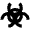 Radioactive Alt Fill Icon from Outlined Fill - Material Pro Set