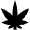 Cannabis Fill Icon from Outlined Fill - Material Pro Set